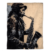 Saxophone Swagger Duvet Cover - Beyond T-shirts